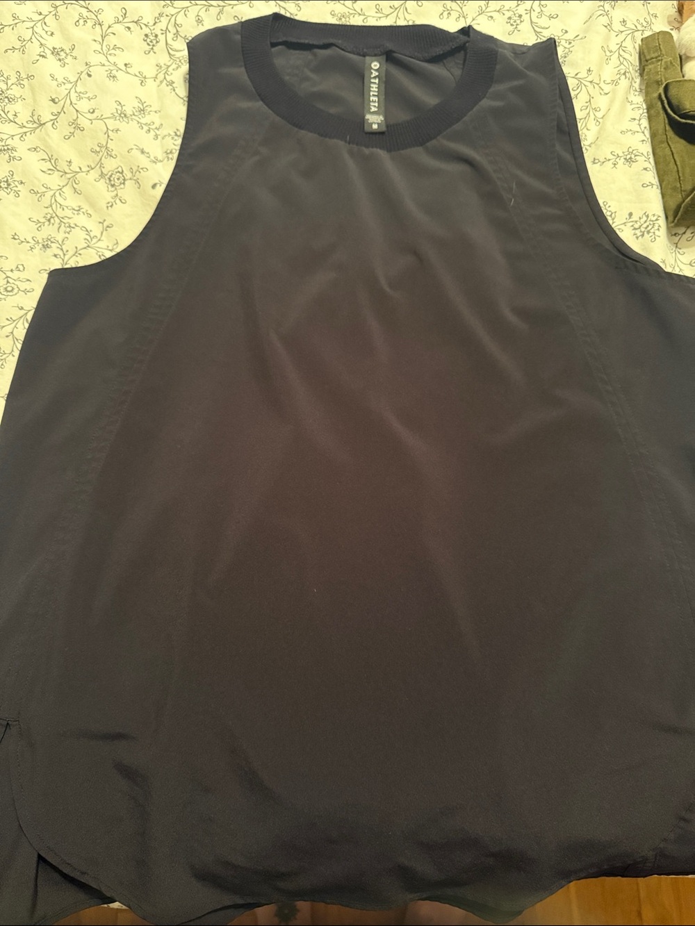 Athleta Navy Sleeveless Performance Tank